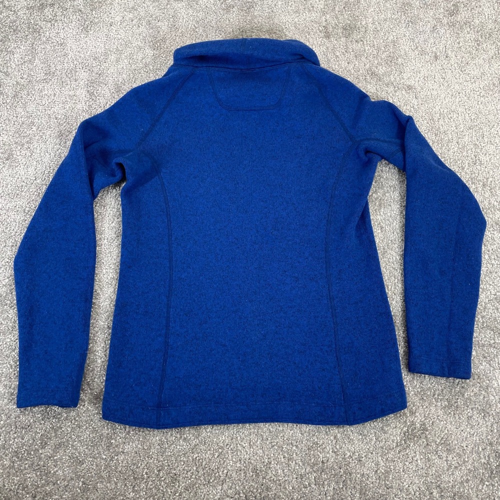 Arcteryx Sweater Womens Extra Small Relaxed Fit Cowl Neck Fleece Pullover Blue - Picture 7 of 13